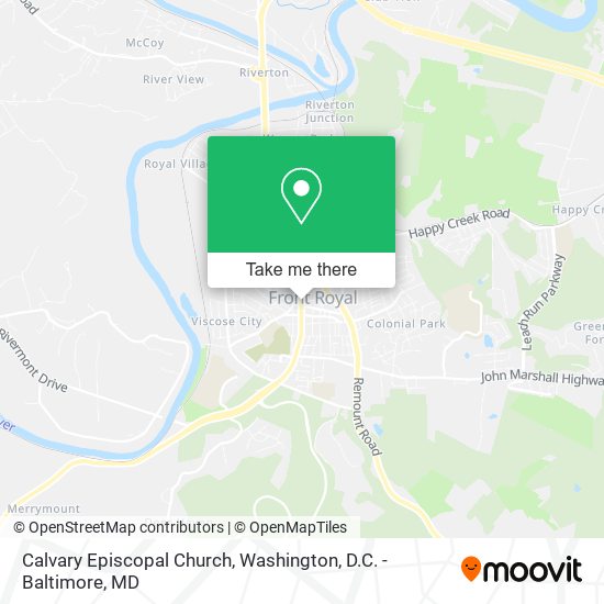 Calvary Episcopal Church map