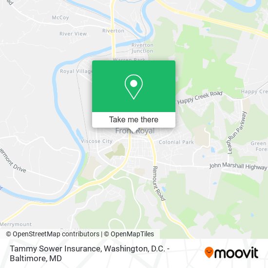 Tammy Sower Insurance map