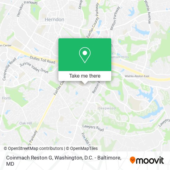 Mapa de Coinmach Reston G