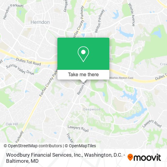 Woodbury Financial Services, Inc. map