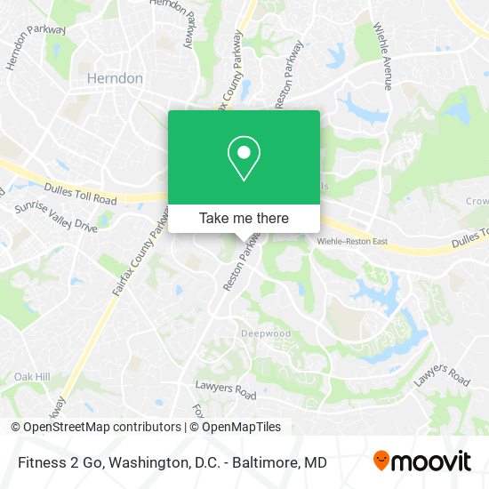 Fitness 2 Go map