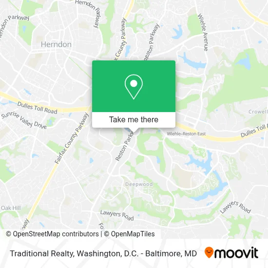 Traditional Realty map