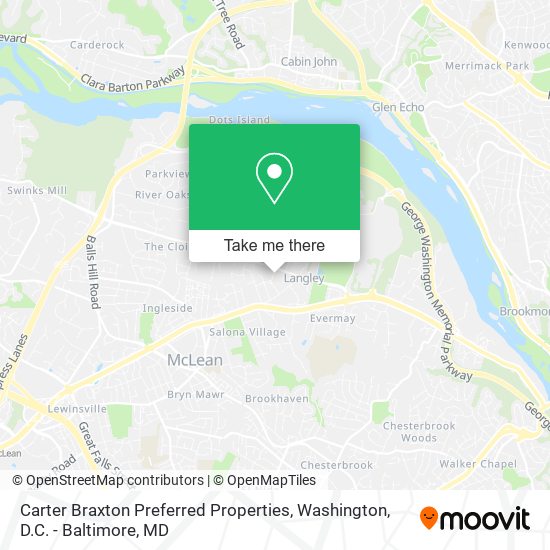 Carter Braxton Preferred Properties map