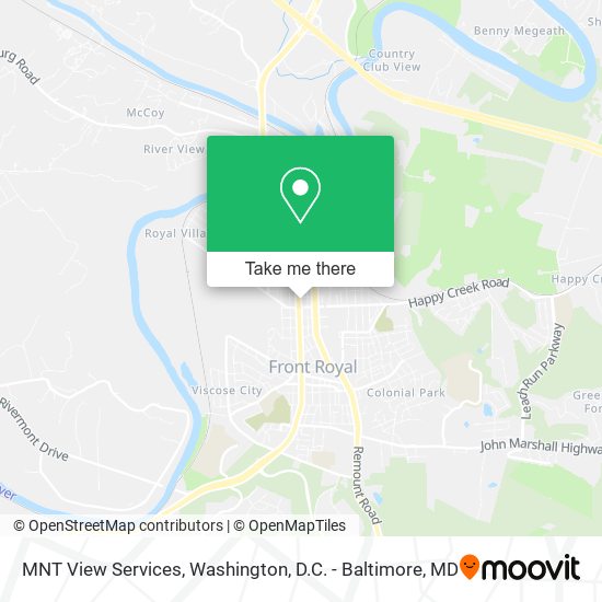 MNT View Services map