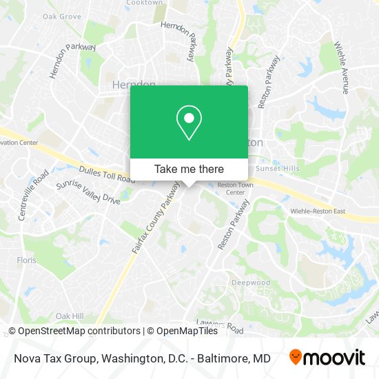 Nova Tax Group map