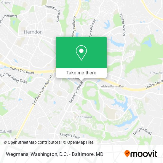 Mapa de Wegmans