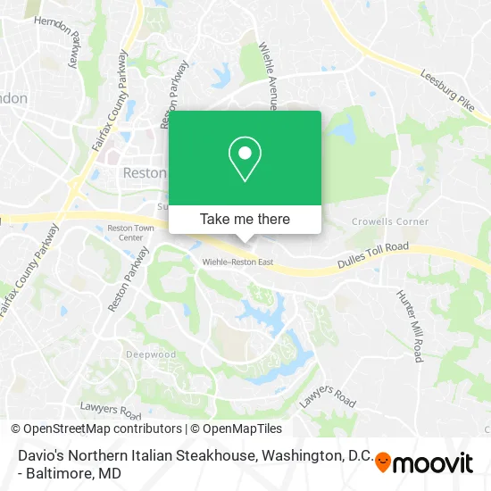 Mapa de Davio's Northern Italian Steakhouse