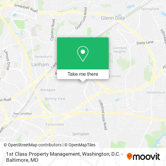 Mapa de 1st Class Property Management
