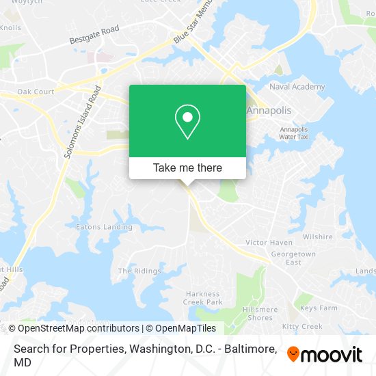 Search for Properties map