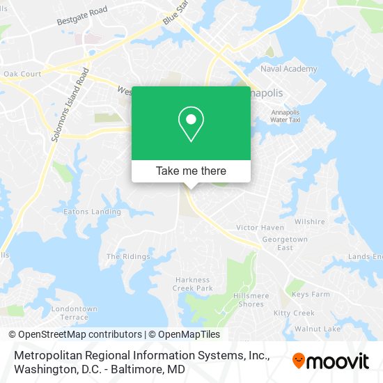 Metropolitan Regional Information Systems, Inc. map