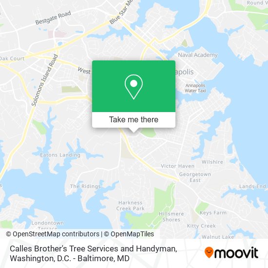 Calles Brother's Tree Services and Handyman map