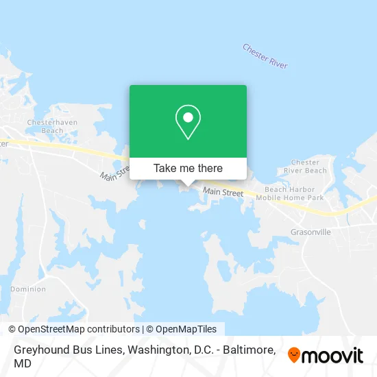 Greyhound Bus Lines map