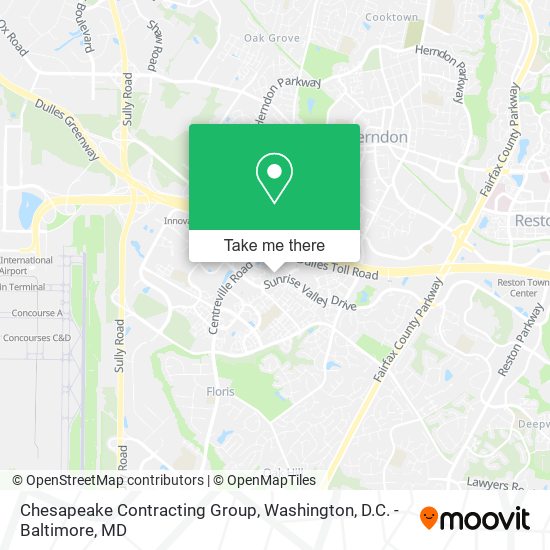 Mapa de Chesapeake Contracting Group
