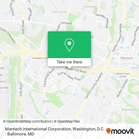 Mapa de Mantech International Corporation