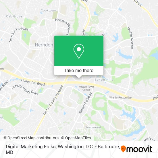 Digital Marketing Folks map