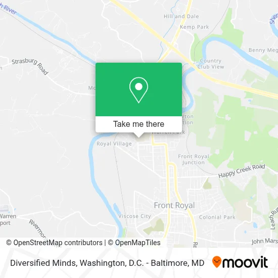 Diversified Minds map