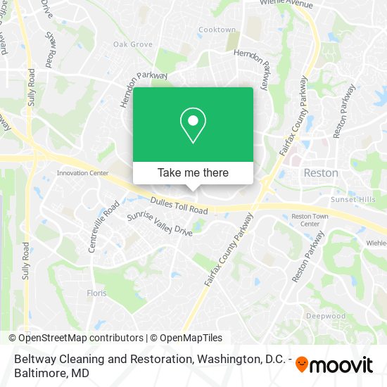 Mapa de Beltway Cleaning and Restoration