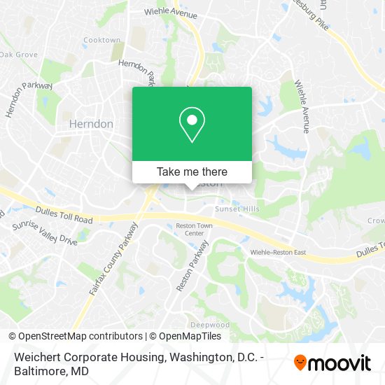 Weichert Corporate Housing map