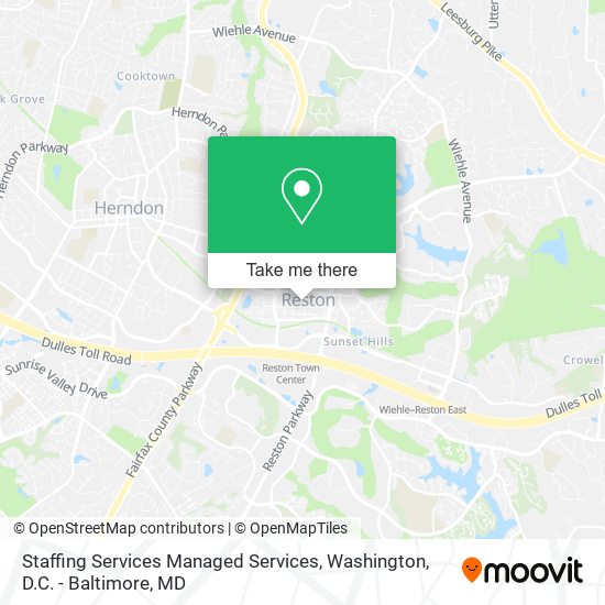 Mapa de Staffing Services Managed Services
