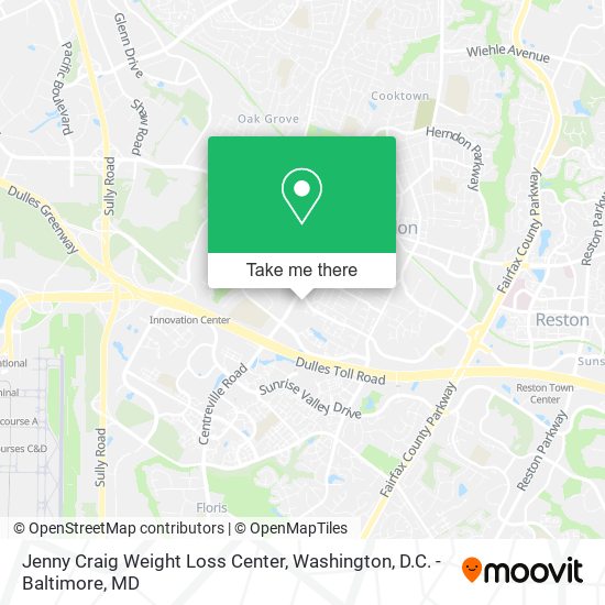 Jenny Craig Weight Loss Center map