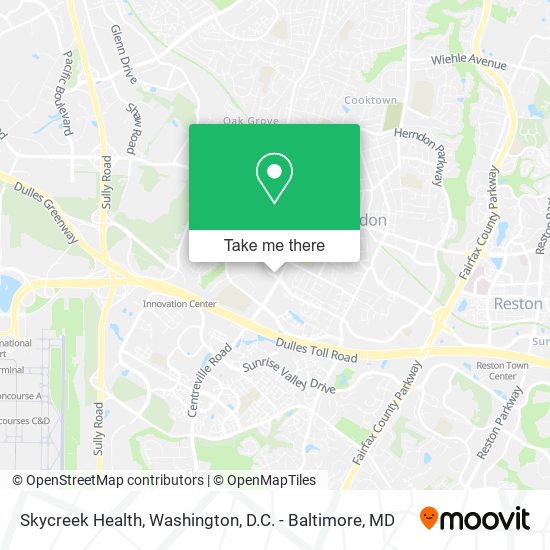 Mapa de Skycreek Health