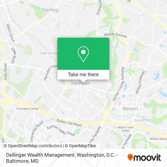 Dellinger Wealth Management map