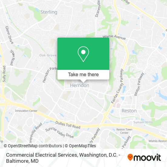 Commercial Electrical Services map
