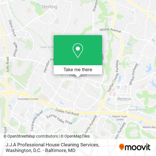 Mapa de J.J.A Professional House Cleaning Services