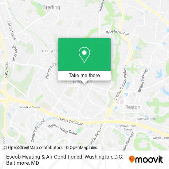 Escob Heating & Air-Conditioned map