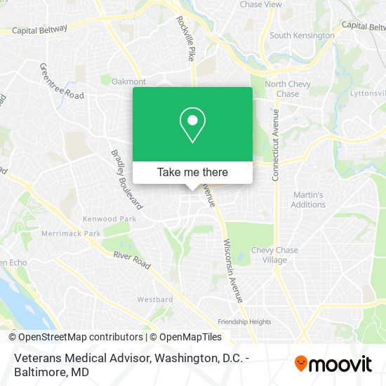 Mapa de Veterans Medical Advisor