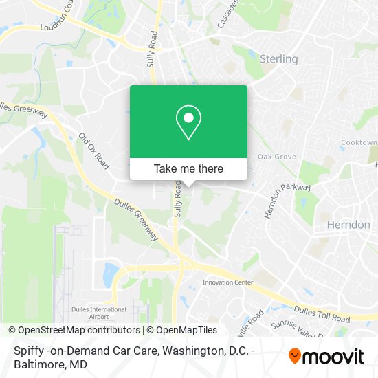 Spiffy -on-Demand Car Care map