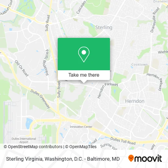 Sterling Virginia map
