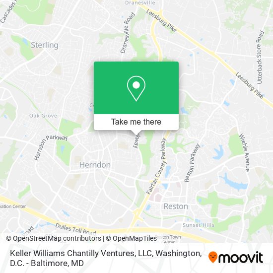 Mapa de Keller Williams Chantilly Ventures, LLC