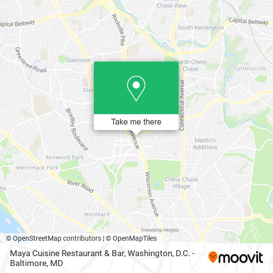 Maya Cuisine Restaurant & Bar map