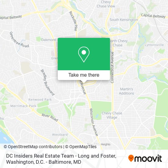 DC Insiders Real Estate Team - Long and Foster map