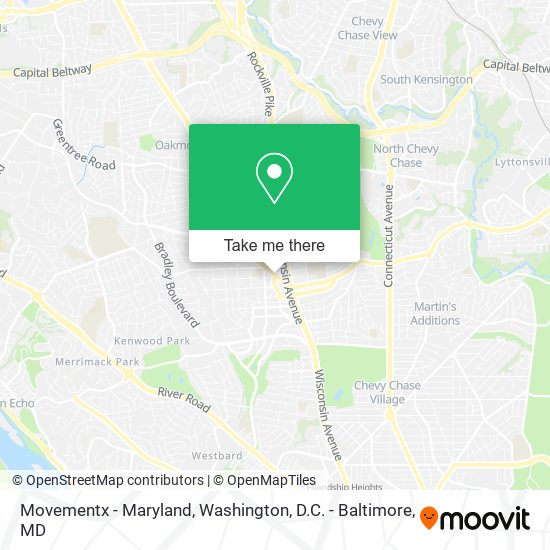 Mapa de Movementx - Maryland