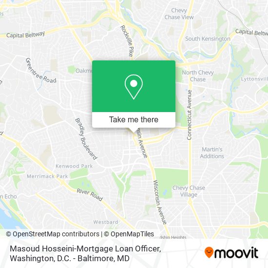 Mapa de Masoud Hosseini-Mortgage Loan Officer