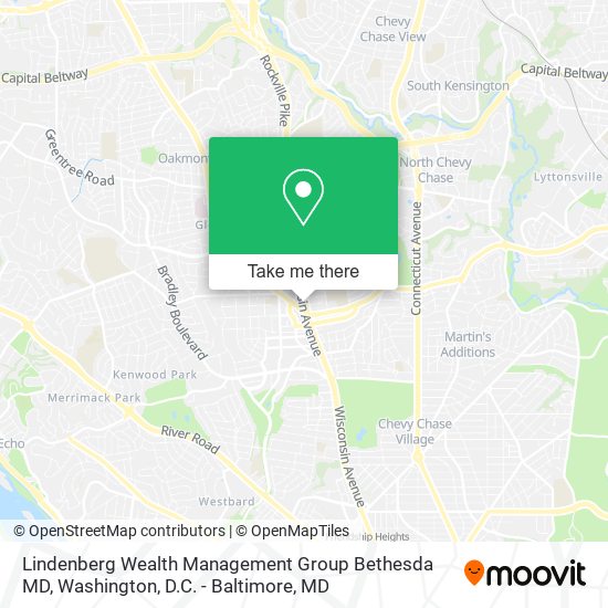 Lindenberg Wealth Management Group Bethesda MD map