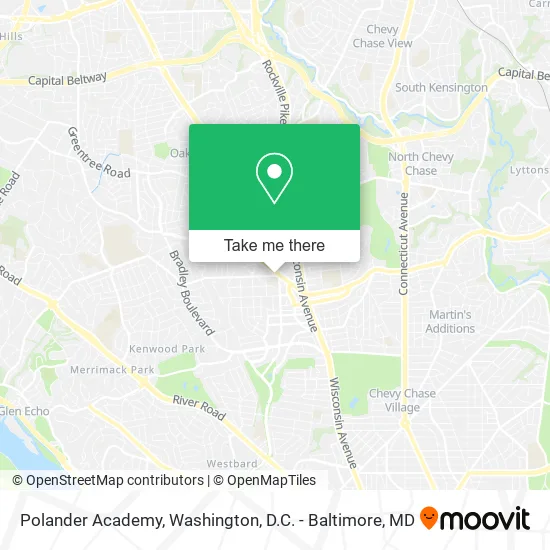 Mapa de Polander Academy