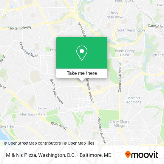 Mapa de M & N's Pizza