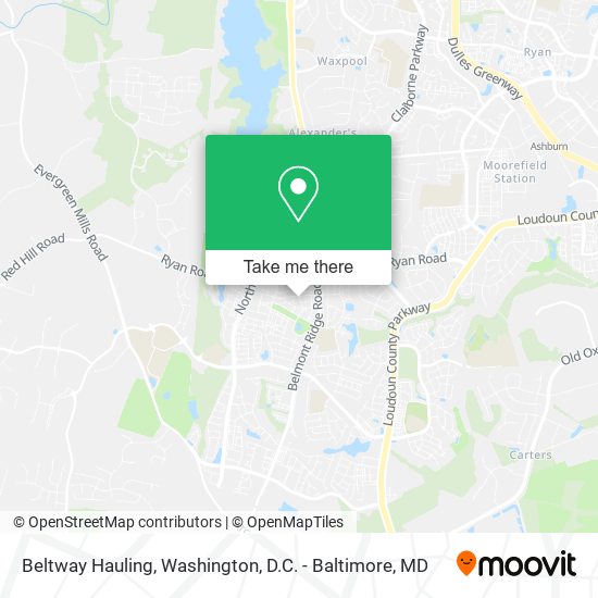 Beltway Hauling map