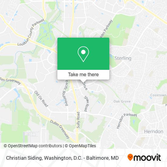 Christian Siding map