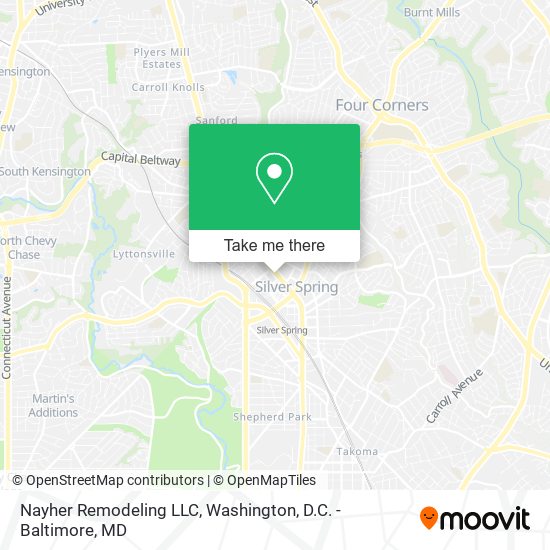 Nayher Remodeling LLC map