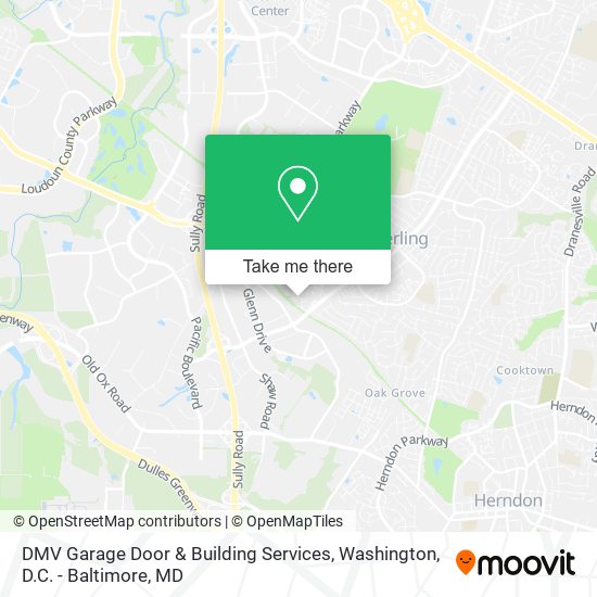 Mapa de DMV Garage Door & Building Services