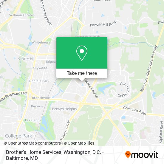 Mapa de Brother's Home Services