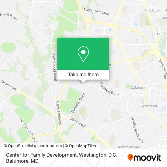 Mapa de Center for Family Development