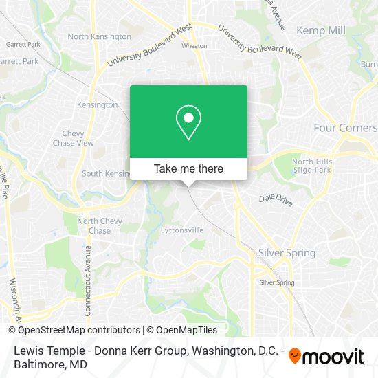 Mapa de Lewis Temple - Donna Kerr Group
