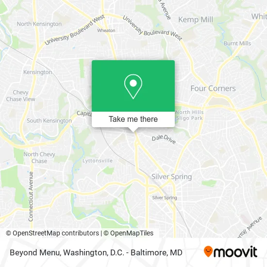 Beyond Menu map