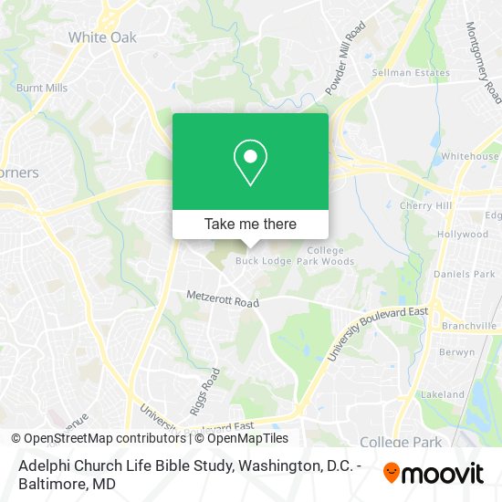 Adelphi Church Life Bible Study map