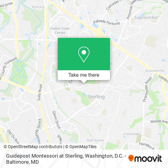 Guidepost Montessori at Sterling map